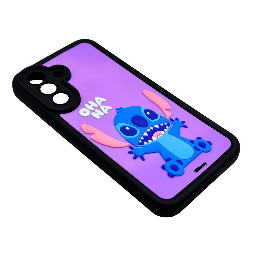 Carcasa Stitch Antigolpes para Samsung A56, Diseño Disney