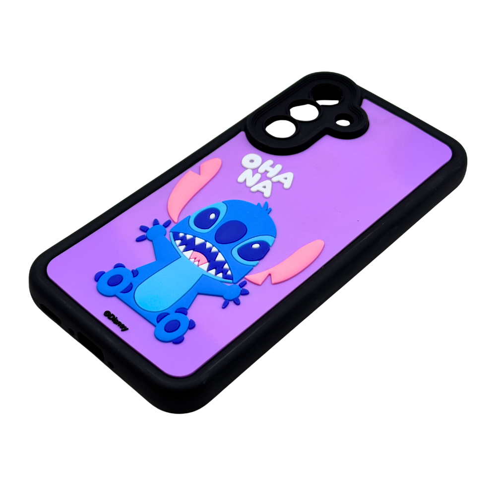 Carcasa Stitch Antigolpes para Samsung A56, Diseño Disney