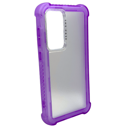 Carcasa 360 Transparente con Bordes de Color para Samsung S24 FE