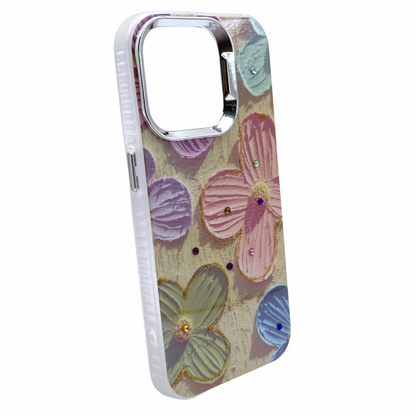 Carcasa Para iPhone 15 Pro Estilo Floral