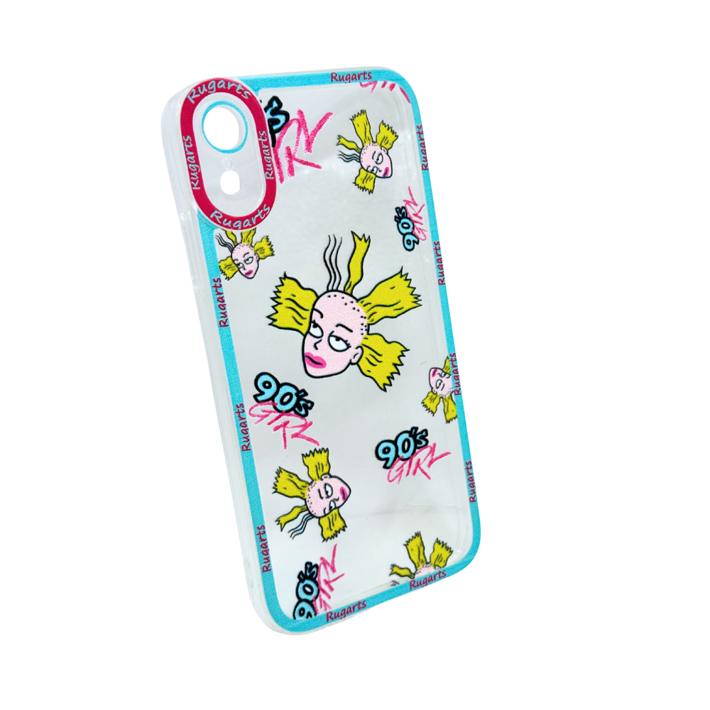 Carcasa iPhone XR Transparente 90s Girl Rugrats