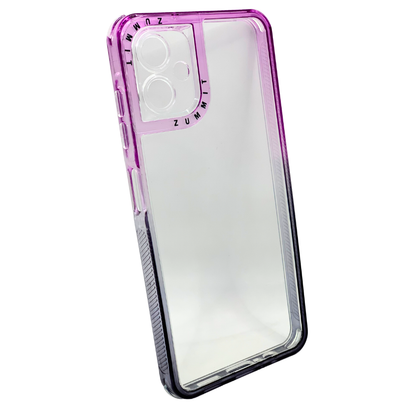 Funda Samsung A06 Transparente Bicolor: Carcasa Flexible Antigolpes