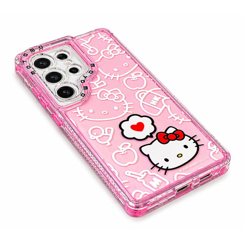 Carcasa Hello Kitty Edición Especial para Samsung S24 Ultra – Protección 360° para Smartphone