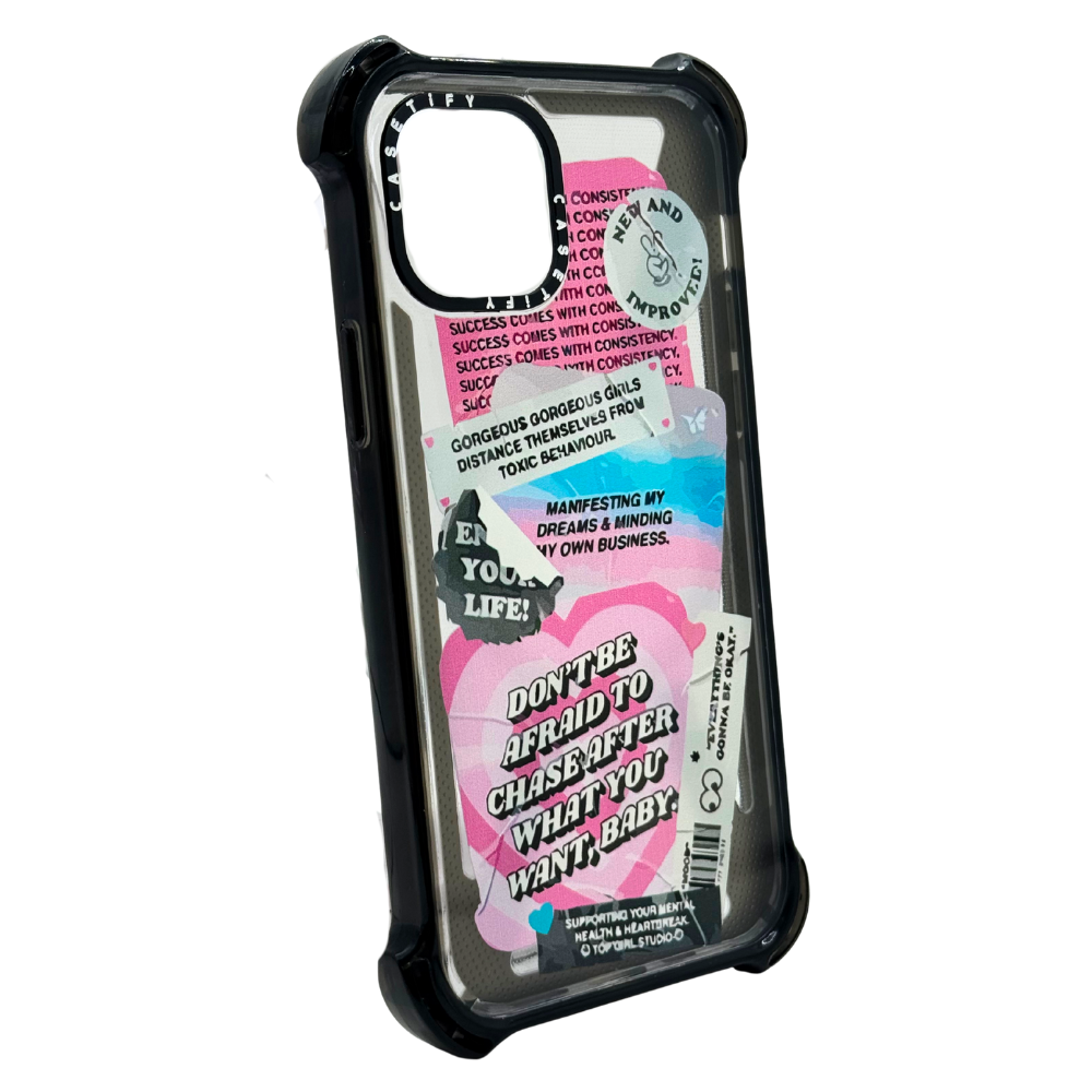 Carcasa Transparente para iPhone 12 y iPhone 12 Pro "Vibes Protector