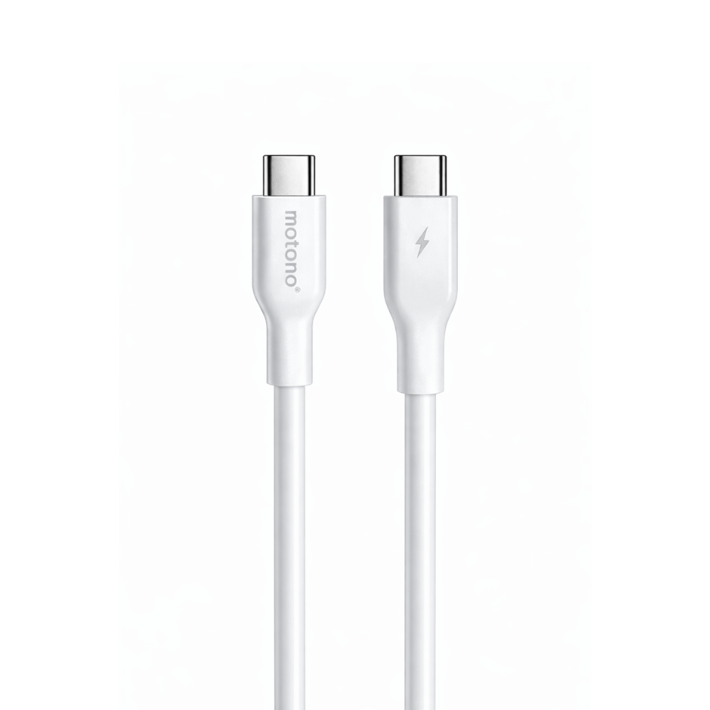 Cargador Rápido MOTOMO 45W PD con Cable Tipo C a Tipo C (Certificación SEC)