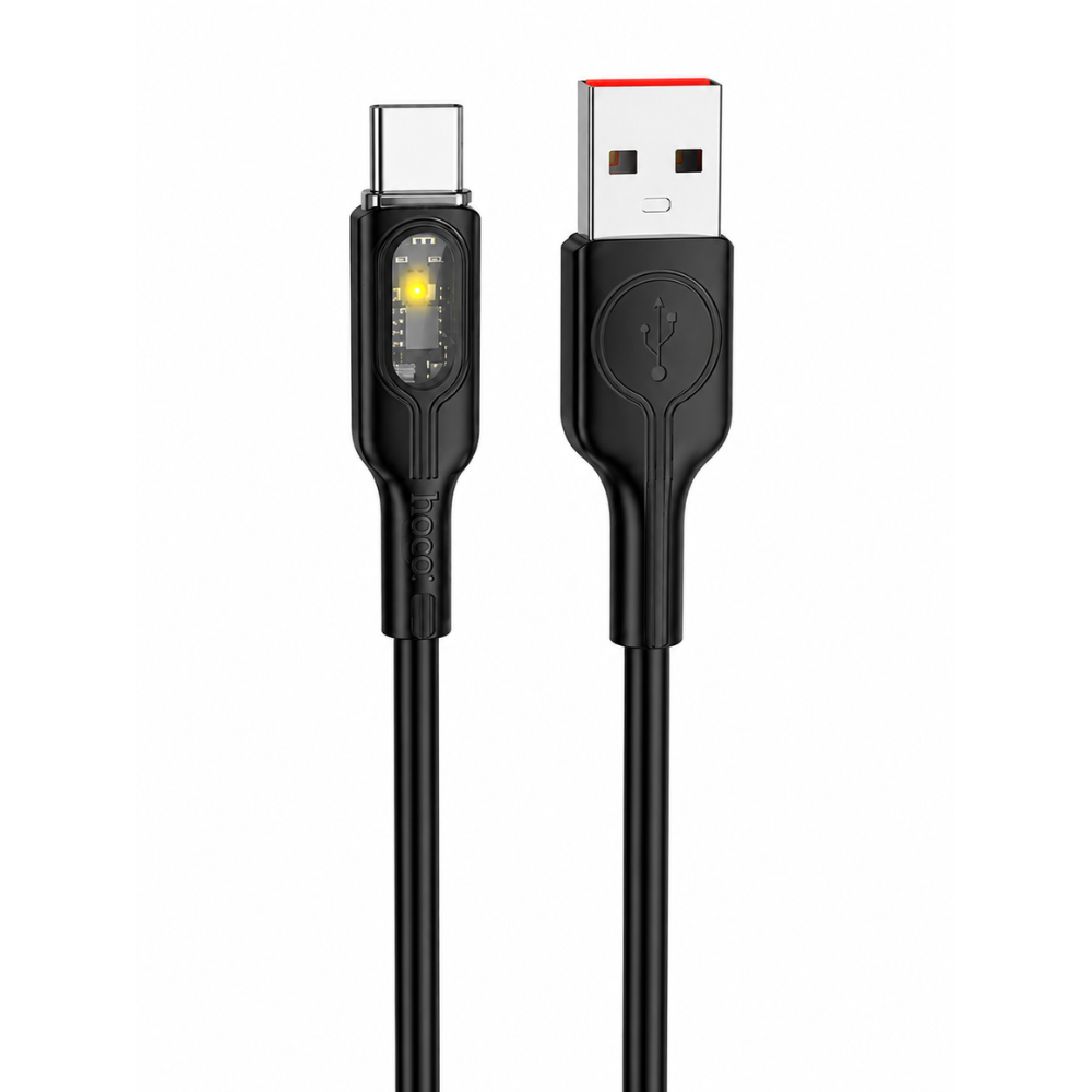 Cable tipo C a tipo C 60W HOCO SEA1 negro