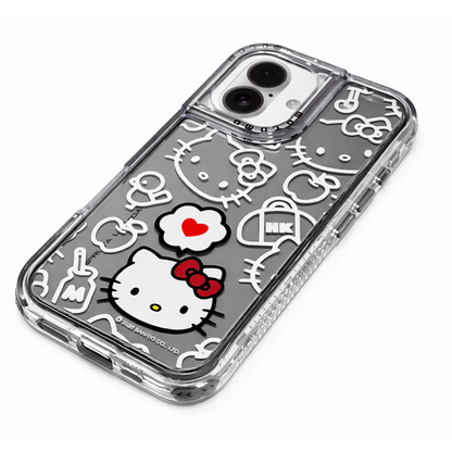 Carcasa Hello Kitty Edición Especial para iPhone 16 – Protección 360° para Smartphone