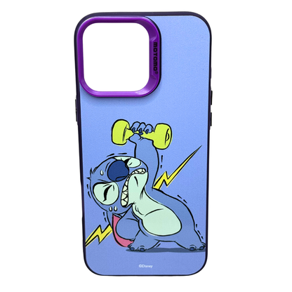 Carcasa Stitch Antigolpes para iPhone 16 Pro, Diseño Disney
