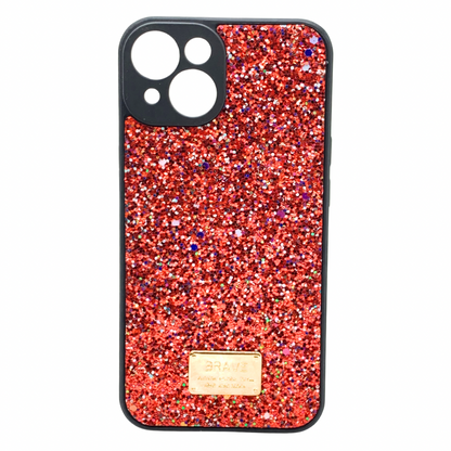 Carcasa Para iPhone 13 Purpurina Brillante