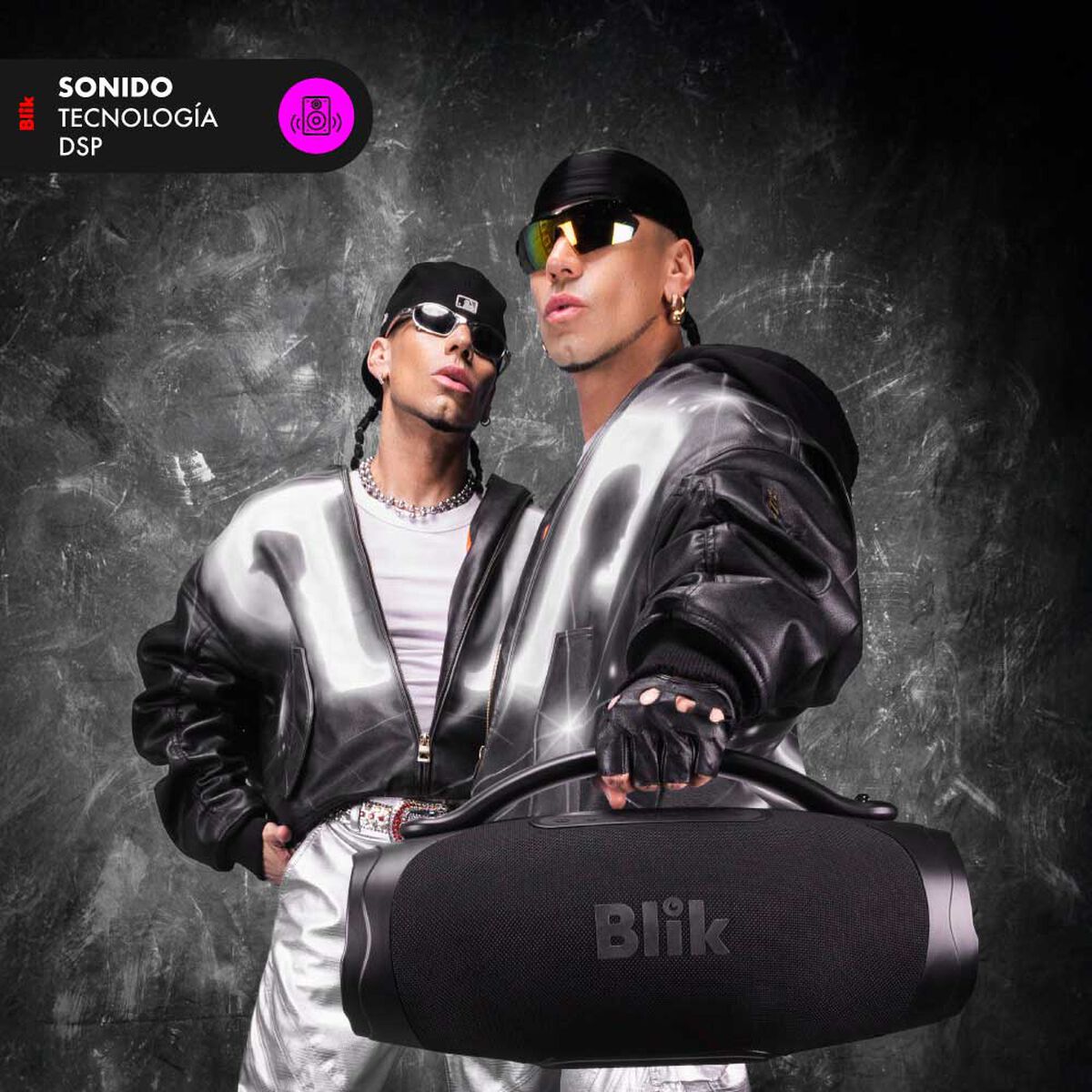 Parlante Bluetooth Portátil Blik Powerboost 180W 9 Hrs - Edición Limitada Power Peralta