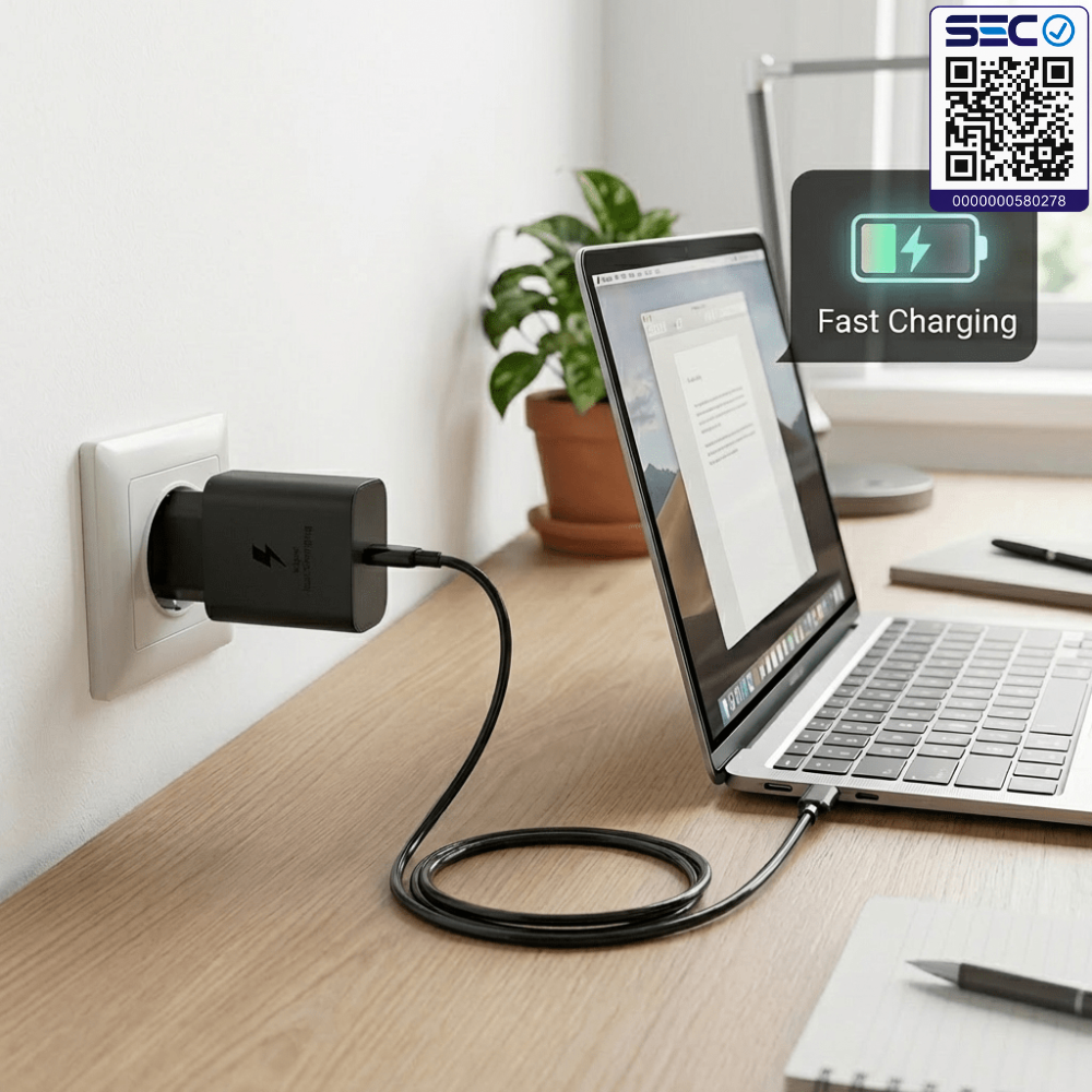 Cargador rapido Motoso LS-45 PD 45W mas CABLE TIPO C