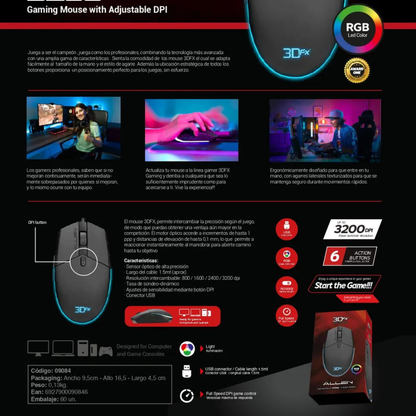 Mouse gamer 3DFX ALLEN