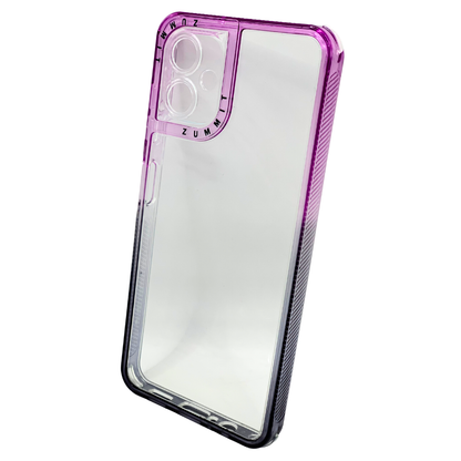 Funda Samsung A06 Transparente Bicolor: Carcasa Flexible Antigolpes