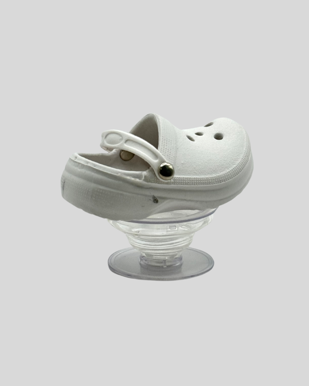 Pop Socket Mini Croc Blanco