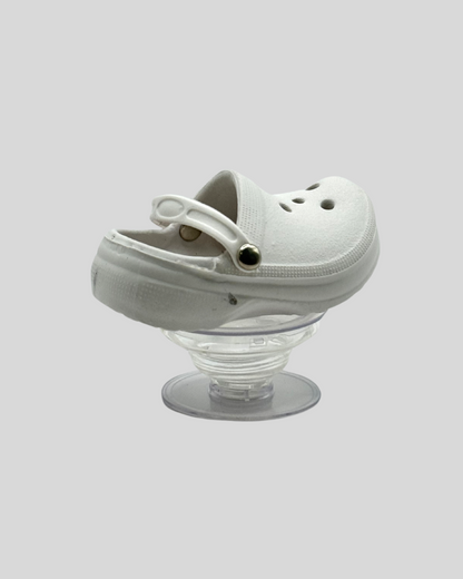 Pop Socket Mini Croc Blanco