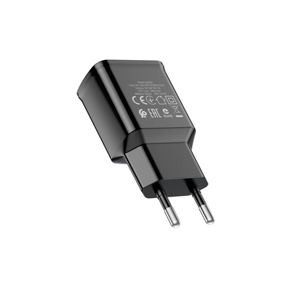 Cargador rápido Borofone BA59A 18W con Cable Micro USB