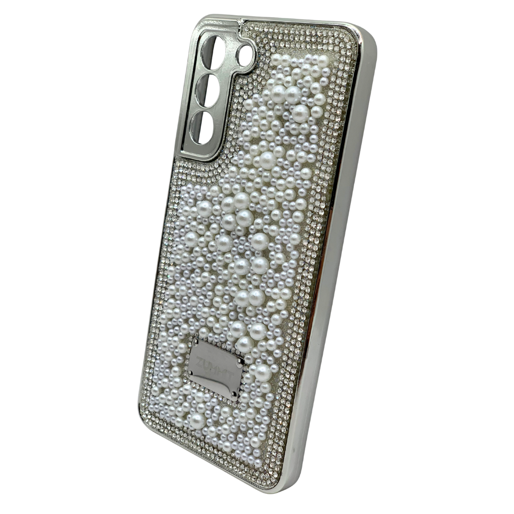 Funda Lujo Perlas para Samsung S21 FE