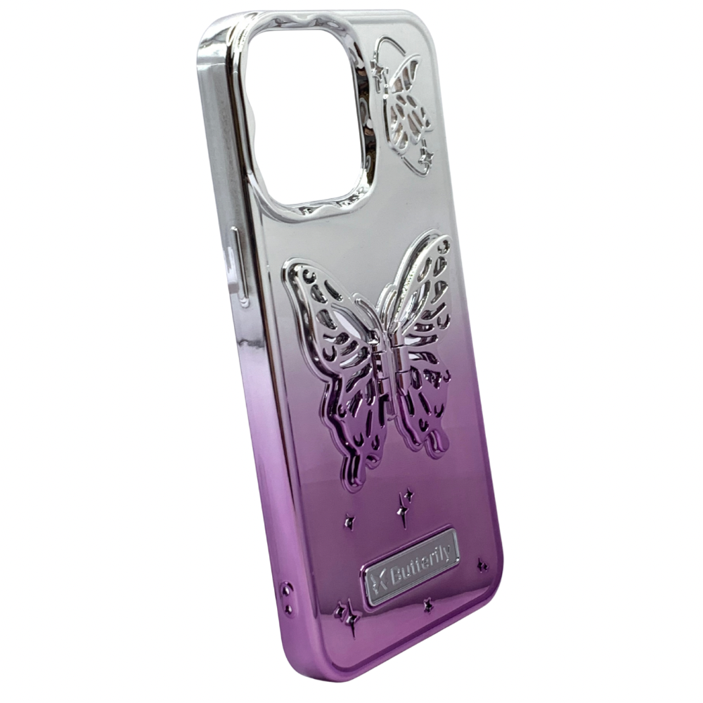 Carcasa Para iPhone 15 Pro Max Mariposa Relieve
