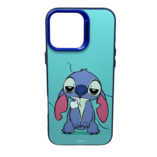 Carcasa Stitch Antigolpes para iPhone 16 Pro, Diseño Disney