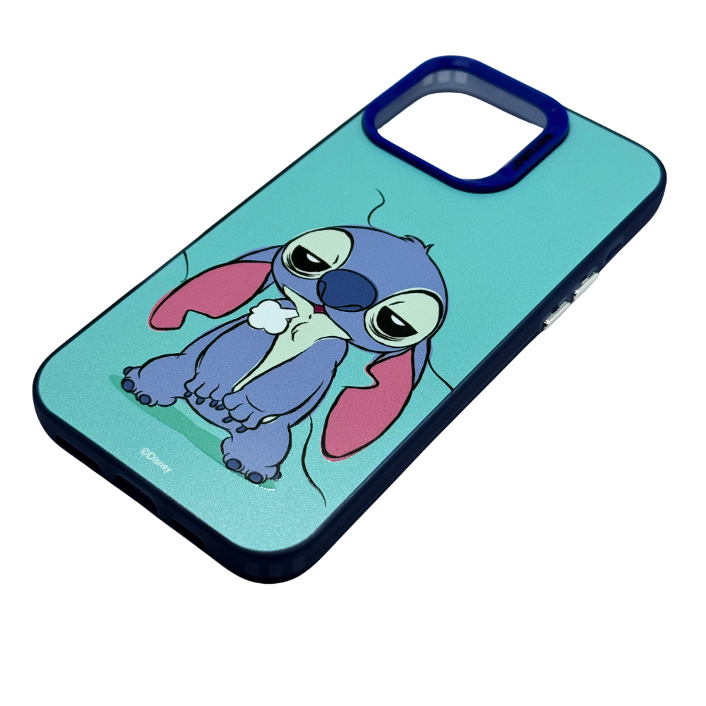 Carcasa Stitch Antigolpes para iPhone 16 Pro Max, Diseño Disney