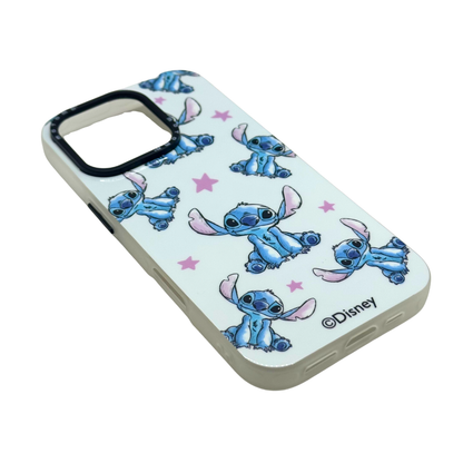Carcasa Stitch Antigolpes para iPhone 16 Pro, Diseño Disney