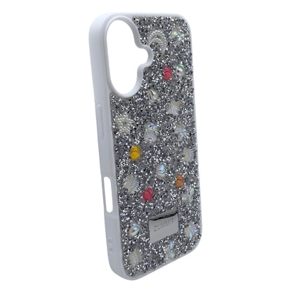 Carcasa Para iPhone 16 Estilo Brillos Con Relieve