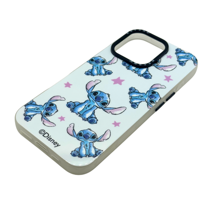 Carcasa Stitch Antigolpes para iPhone 16 Pro, Diseño Disney