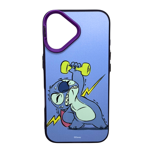Carcasa Stitch Antigolpes para iPhone 16, Diseño Disney