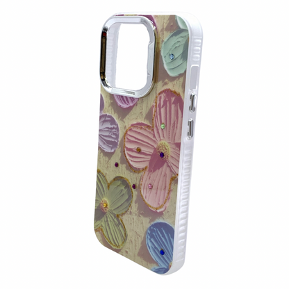 Carcasa Para iPhone 15 Pro Estilo Floral