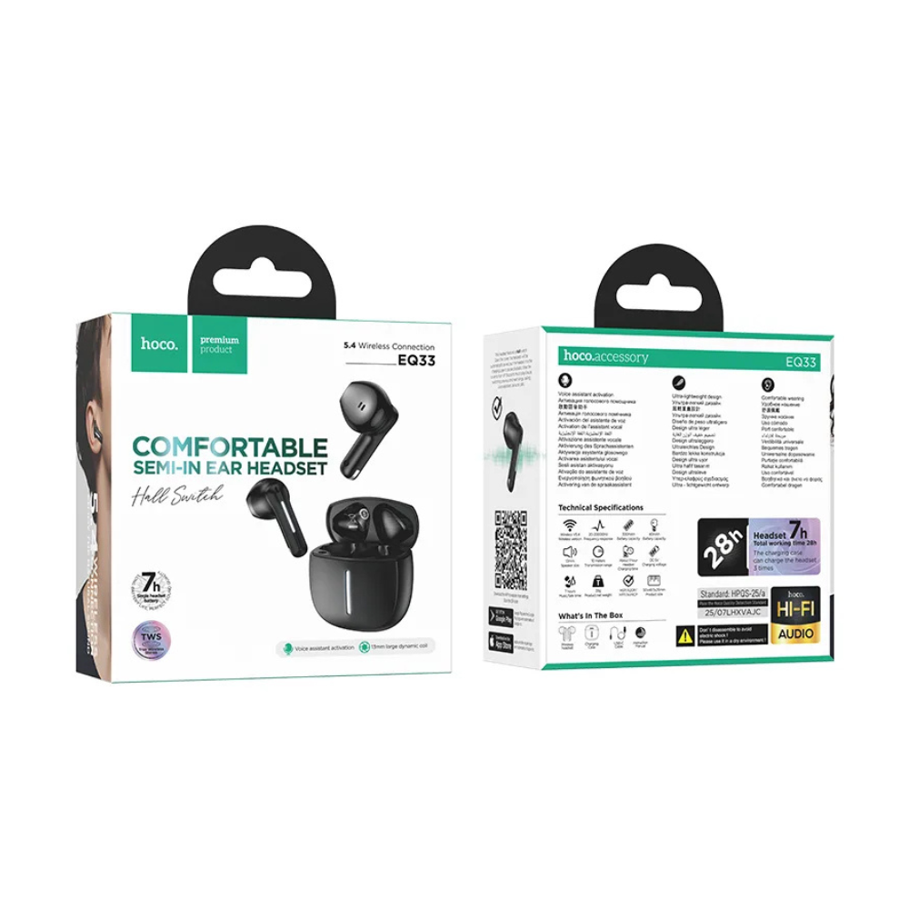 Audífonos Bluetooth In Ear Hoco Eq33