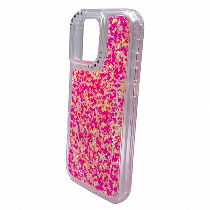 Carcasa Para iPhone 16 Pro Max Reforzada Estilo Glitter