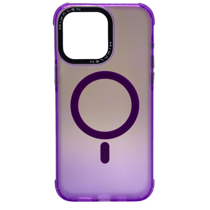 Carcasa Para iPhone 15 Pro Max MagSafe Morada