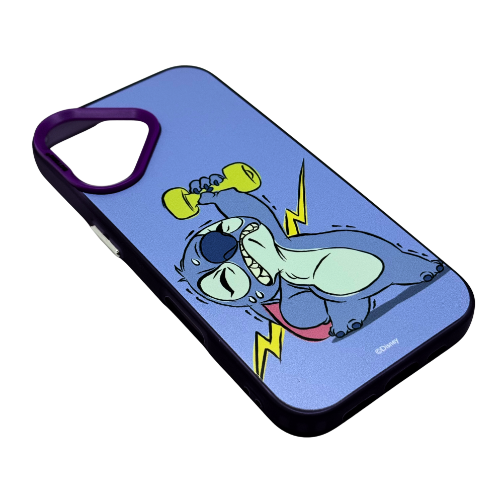 Carcasa Stitch Antigolpes para iPhone 16, Diseño Disney