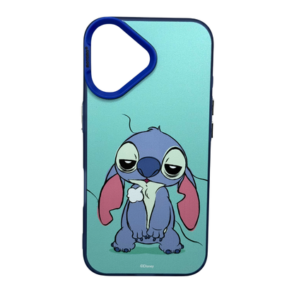 Carcasa Stitch Antigolpes para iPhone 16, Diseño Disney