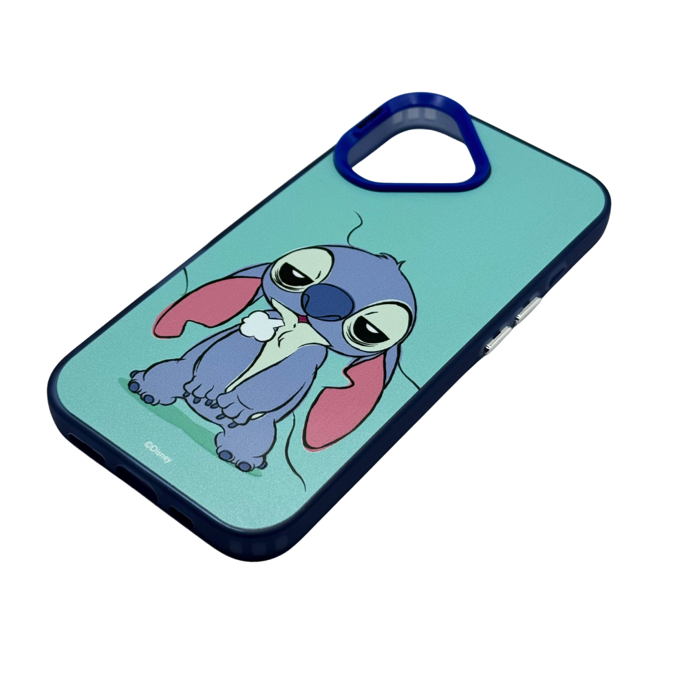Carcasa Stitch Antigolpes para iPhone 16, Diseño Disney