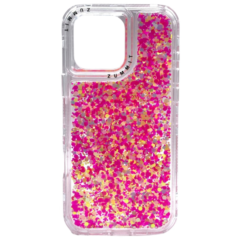 Carcasa Para iPhone 16 Pro Max Reforzada Estilo Glitter