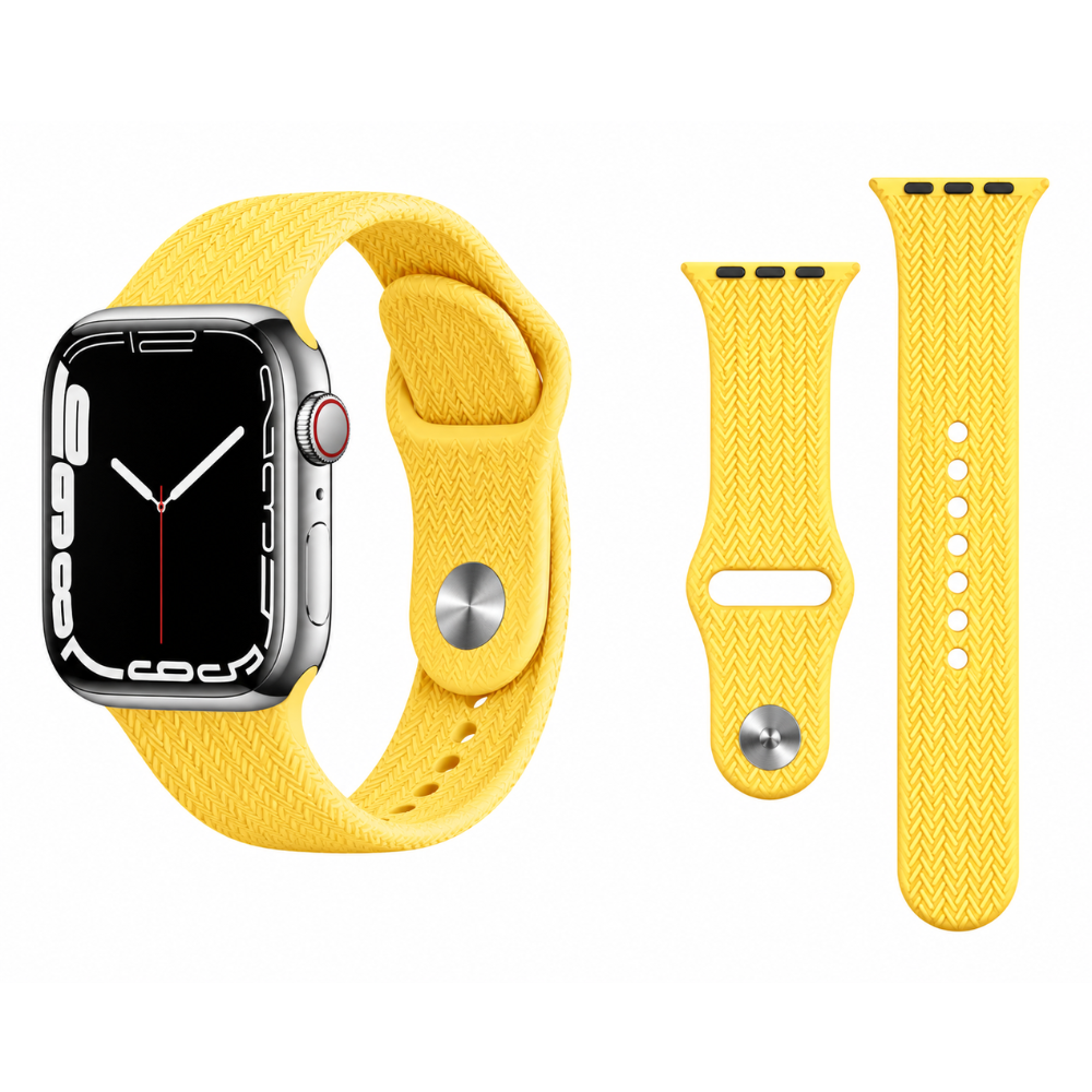 Correa de Silicona Texturizada para Apple Watch 42, 44, 45, 46, 49mm talla M/L
