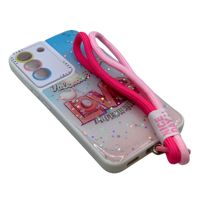 Funda Antigolpes con Brillos Dinámicos para Samsung S22