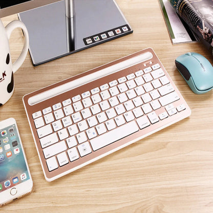 TECLADO BLUETOOTH PARA IPAD, PC, MÓVIL Y TABLET