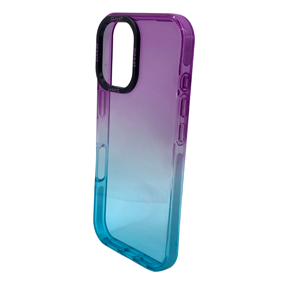 Carcasa Para iPhone 16 Transparente Con Efecto Degradado