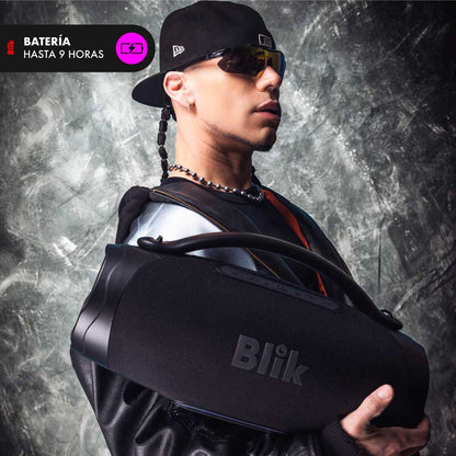 Parlante Bluetooth Portátil Blik Powerboost 180W 9 Hrs - Edición Limitada Power Peralta