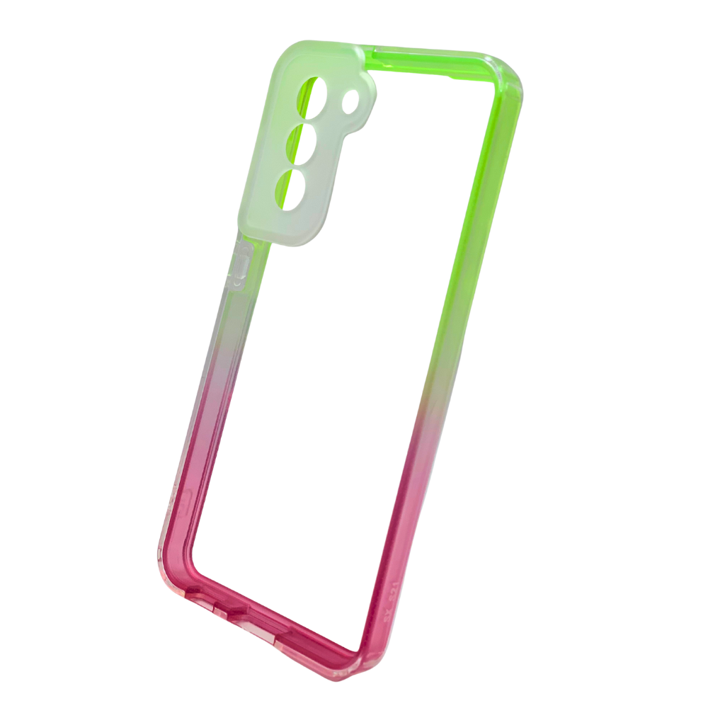 Funda Transparente Bicolor para Samsung S21