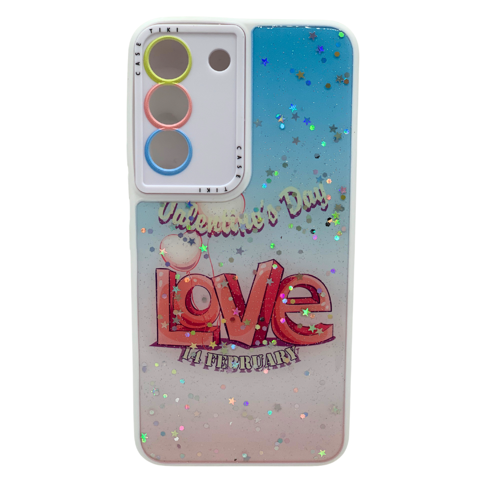Funda Antigolpes con Brillos Dinámicos para Samsung S22