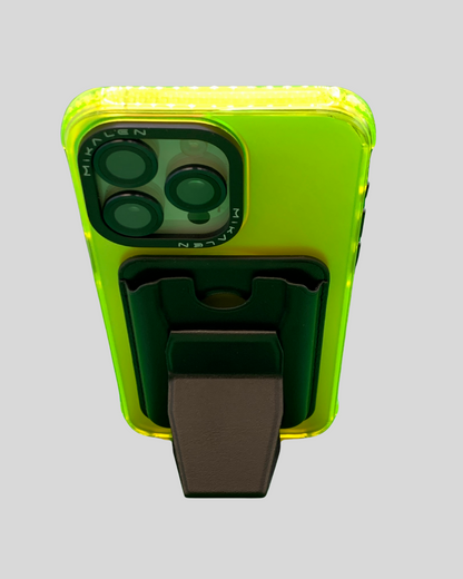 Tarjetero de símil cuero con MagSafe