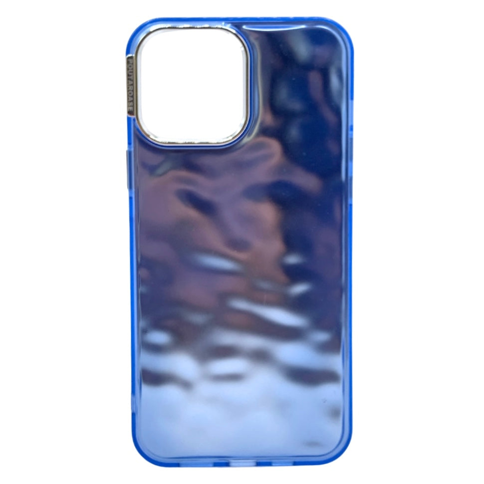 Carcasa Para iPhone 13 Pro Max Estilo Metálico Ondulado