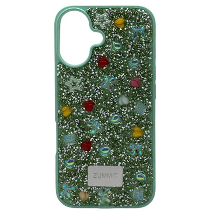 Carcasa Para iPhone 16 Estilo Brillos Con Relieve