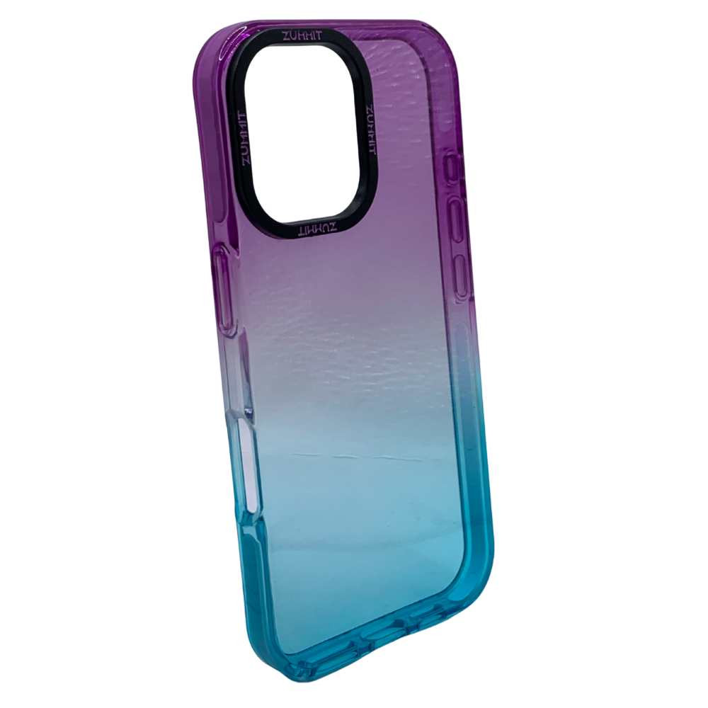 Carcasa Para iPhone 16 Transparente Con Efecto Degradado