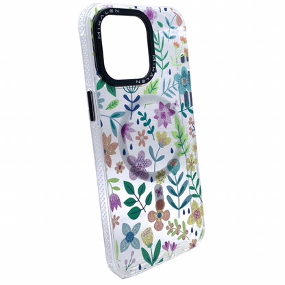 Carcasa Para iPhone 15 Pro Max MagSafe Floral
