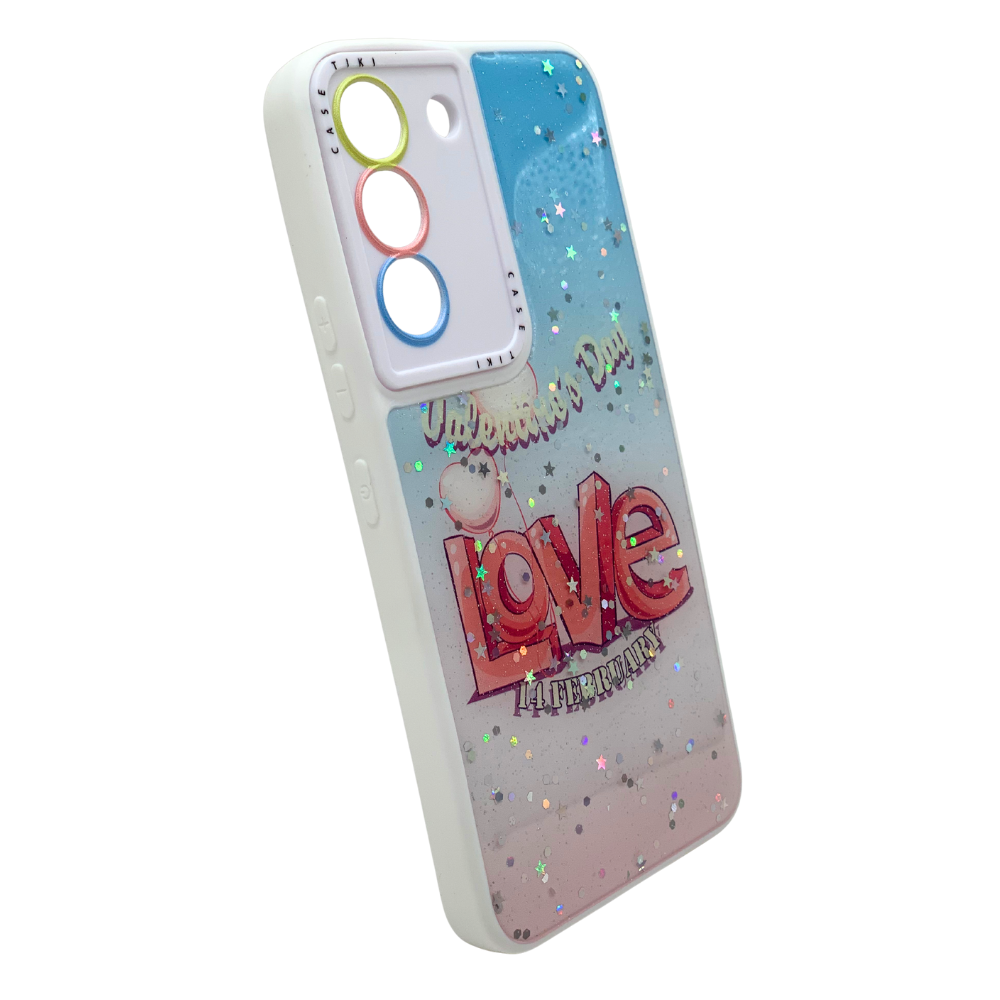 Funda Antigolpes con Brillos Dinámicos para Samsung S22