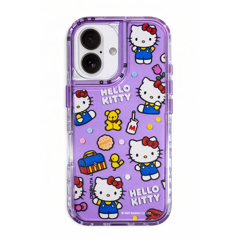 Carcasa Hello Kitty Edición Especial para iPhone 16 – Protección 360° para Smartphone